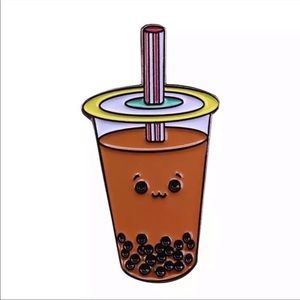 Boba Tea Enamel Pin